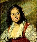 Frans Hals Die Zigeunerin oil painting reproduction